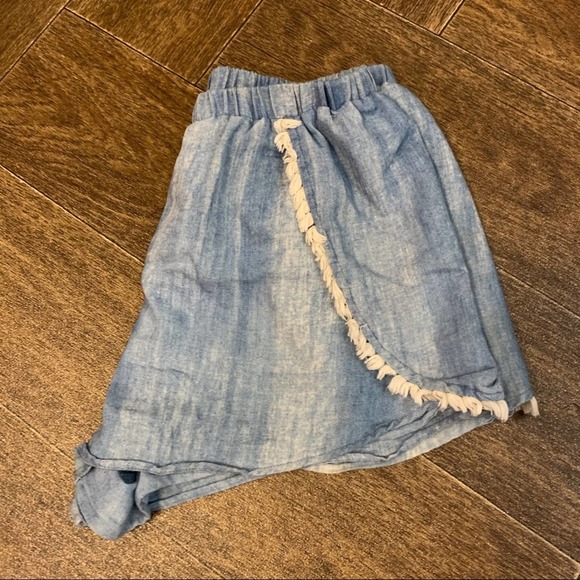 Flying Tomato Blue Washed Casual Short SMALL 1576 - Picture 3 of 5